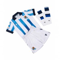 Real Sociedad Replica Home Minikit 2023-24 Short Sleeve (+ pants)